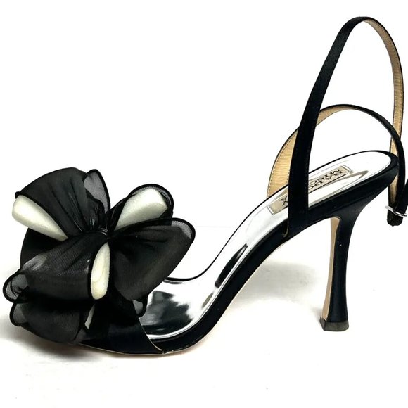 Badgley Mischka Women's Nessie Sandal Black Size 9 M - Picture 1 of 6